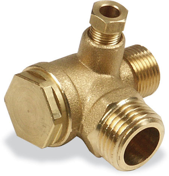 Mynd af Einstefnulok 1/2" - 1/2" utansn