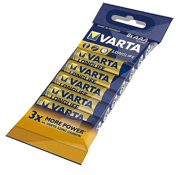 Mynd af Rafhlöður AAA 8 stk í pk.