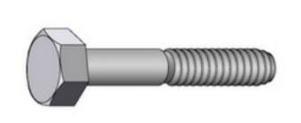 Mynd af Stálbolti 56X260  svartur