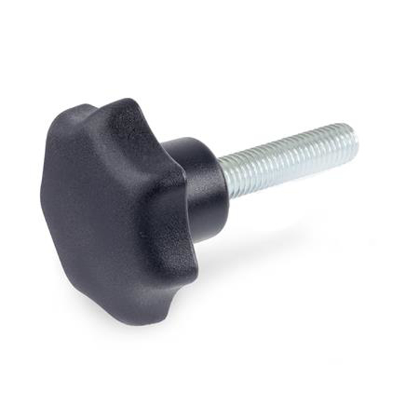 Mynd af Stjörnuhnúður m/bolta M12x40 matt