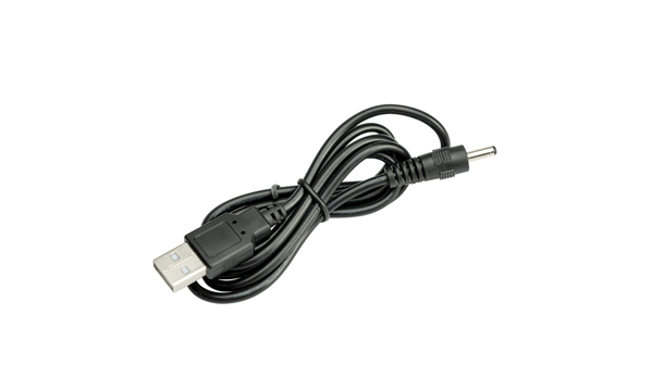 Mynd af USB hleðslusnúra f.ljós 1m