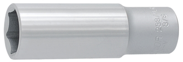 Mynd af Toppur langur millimetra - 3/8" drif  6p
