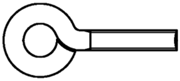 Mynd af Augaskrúfa 3/16 UNC 2"