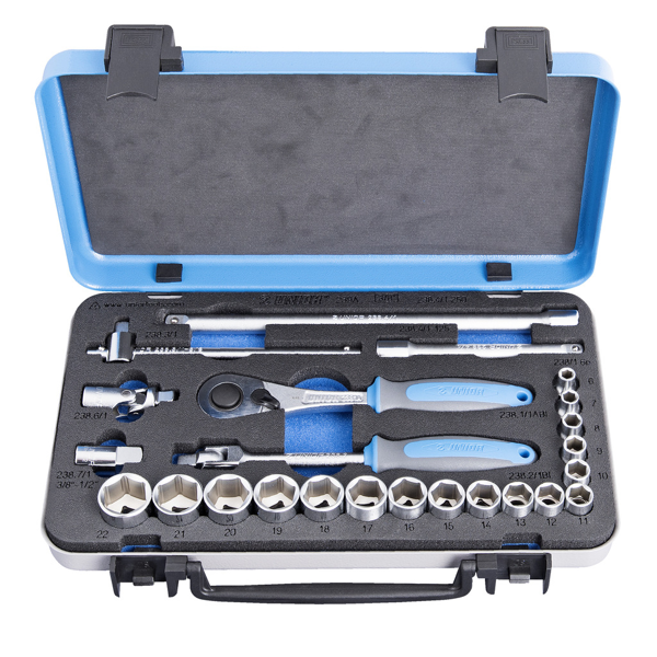 Mynd af Toppasett 3/8.(06-22mm/24stk)